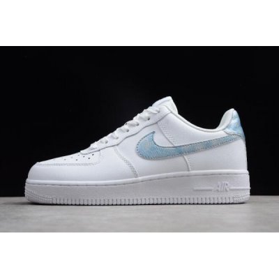 Nike Bayan Air Force 1 Low Gs Beyaz / Kraliyet Mavisi Kaykay Ayakkabı Türkiye - R59F70VH